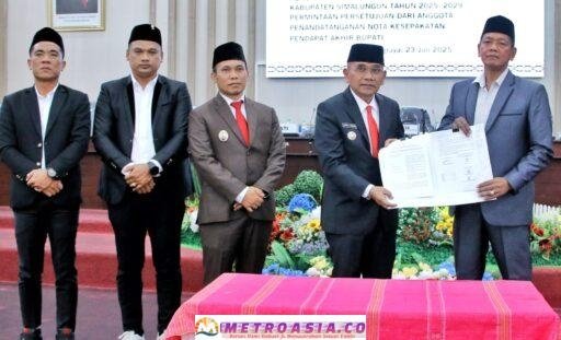 DPRD Simalungun Setujui Ranperda RPJMD Tahun 2025-2029