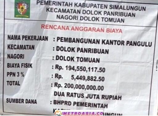 Soal Pos Anggaran Pembangunan Kantor Pangulu, Tanggapan Ketua Komisi I Mengambang