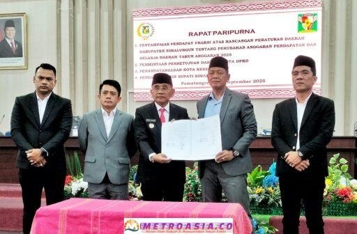 Rancangan Perubahan APBD Kabupaten Simalungun TA 2025 Disetujui DPRD