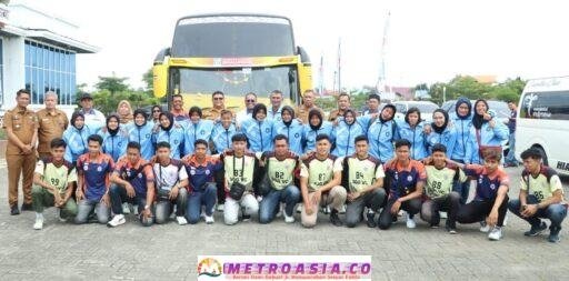 Pemkab Simalungun Berangkatkan Tim Bola Voli Putra-Putri ke Kejuaraan Provinsi Sumatera Utara 2025