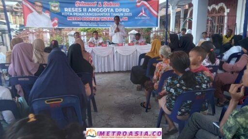 Reses II DPRD Kota Pematang Siantar: Metro Hutagaol Tampung Aspirasi Masyarakat