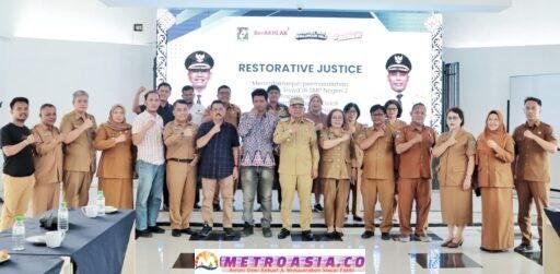 Bupati Simalungun Fasilitasi Permasalahan Guru dan Siswa di SMP Negeri 2 Tapian Dolok Melalui Restorative Justice