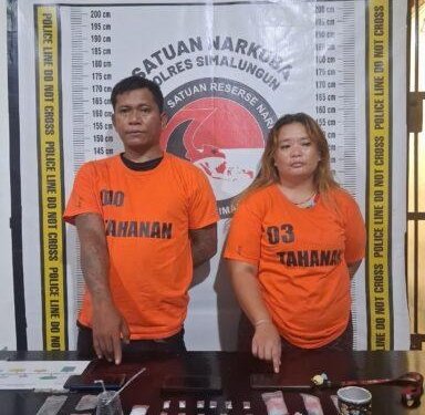 Pasangan Kekasih Pengedar Sabu Dengan Barang Bukti 7,93 Gram di Amankan
