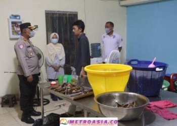 Pastikan Kebersihan dan Kualitas Makan Anak Sekolah, Kapolres Sidak Dapur MBG