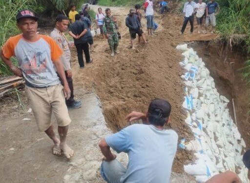 Pemkab Simalungun Respon Cepat Atasi Putusnya Jalan Raya–Raya Kahean