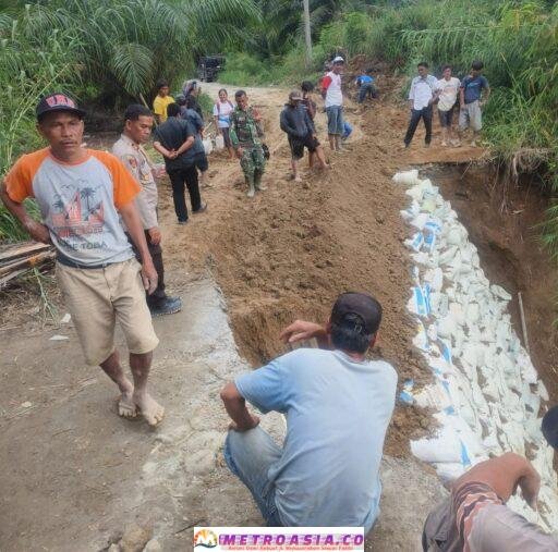 Pemkab Simalungun Respon Cepat Atasi Putusnya Jalan Raya–Raya Kahean