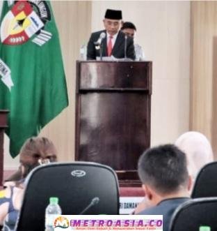 Bupati Simalungun Sampaikan Nota Pengantar Ranperda Tentang RPJMD Tahun 2025-2029