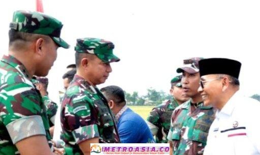 Bupati Simalungun Dan Wakil Bupati Ikuti Panen Raya Dilahan Kodam I/BB