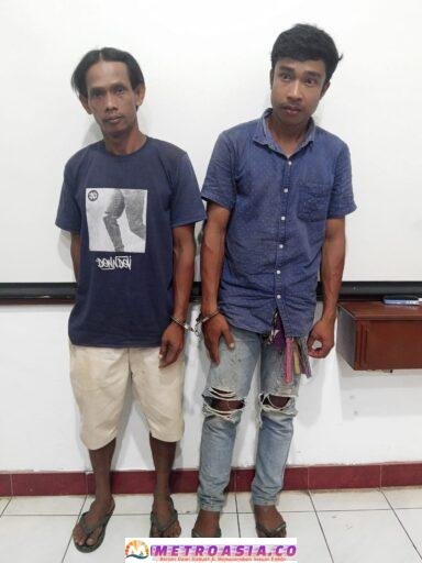 Dua Pelaku Pencurian TBS di PTPN-4 Bah Jambi Diamankan Polres Simalungun