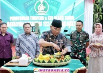 Hadiri HUT Yonif 122/TS: Bupati Simalungun Hadiri Acara HUT Yonif 122/TS