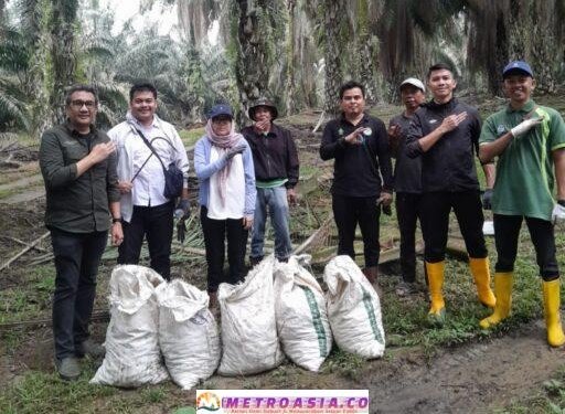 Kebun Bah Birung Ulu Lakukan Dobrakan Capai Target Produksi, Gotong Royong Kutip Brondolan