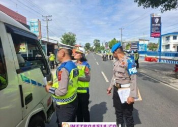 Polres Simalungun Gelar Sosialisasi Tertib Berlalu Lintas dalam Ops Zebra “Toba‑2025”