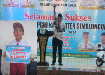 Zocson Midian Silalahi Kembali Terpilih sebagai Ketua PGRI Simalungun