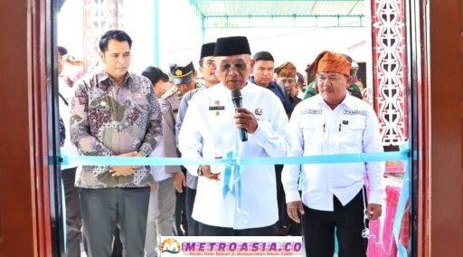 Resmikan Kantor Pangulu Nagori Pamatang Simalungun, Bupati Komit Bantu Keuangan Nagori