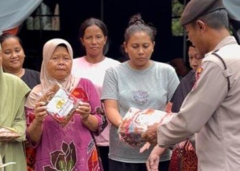 Bantuan Polres Simalungun Tiba di Posko Tapteng dan Sibolga, 1.740 Paket Makanan Disalurkan