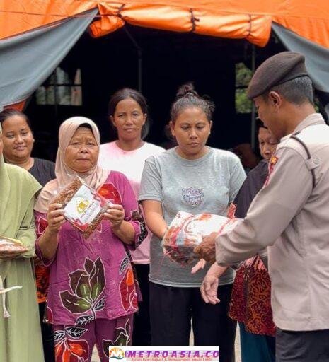Bantuan Polres Simalungun Tiba di Posko Tapteng dan Sibolga, 1.740 Paket Makanan Disalurkan
