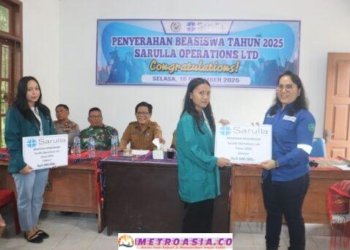 SOL Berikan Beasiswa kepada 76 Mahasiswa Berprestasi dari 2 Kecamatan