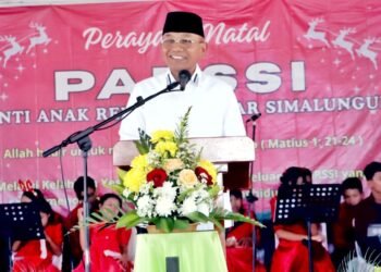 Bupati Simalungun Hadiri Perayaan Natal PARSSI