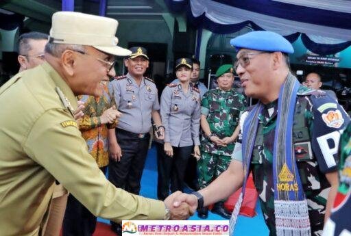 Bupati Simalungun Sambut Kunjungan Kerja Danpuspomad, Mayjen TNI Eka Wijaya Permana