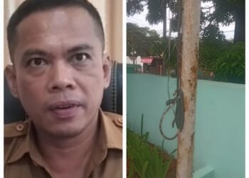 Soal Tali Bendera di Dinas Pematangsiantar Pakai Tali Plastik, Sekda Siantar Terkesan Diam