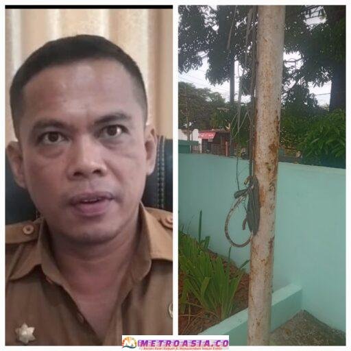 Soal Tali Bendera di Dinas Pematangsiantar Pakai Tali Plastik, Sekda Siantar Terkesan Diam