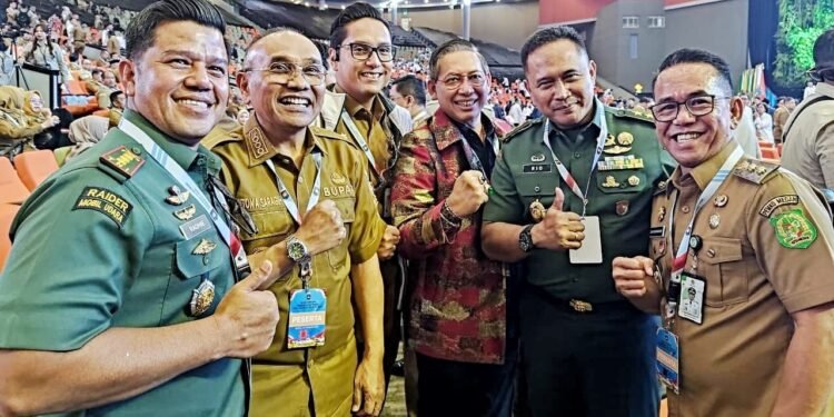 Bupati Simalungun dan Wakil Bupati serta Forkopimda Hadiri Rakornas Pemerintahan Pusat: Siap Akselerasi Program Strategis Nasional