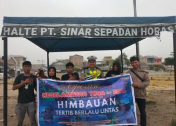 Sat Lantas Polres Simalungun Intensifkan Penyuluhan Tertib Lalu Lintas di Saribu Dolok dalam Ops Keselamatan Toba 2026