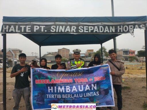 Sat Lantas Polres Simalungun Intensifkan Penyuluhan Tertib Lalu Lintas di Saribu Dolok dalam Ops Keselamatan Toba 2026