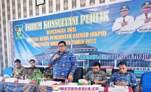 Pemkab Simalungun Gelar Forum Konsultasi Publik Ranwal RKPD Tahun 2027: Tingkatkan Perekonomian Daerah Yang Berdaya Saing