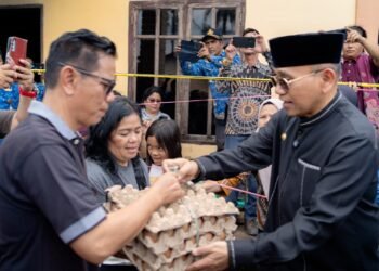 Bupati Simalungun Tinjau Lokasi Kebakaran di Nagori Ujung Bondar, Kecamatan Dolok Panribuan
