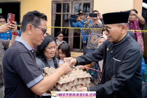 Bupati Simalungun Tinjau Lokasi Kebakaran di Nagori Ujung Bondar, Kecamatan Dolok Panribuan