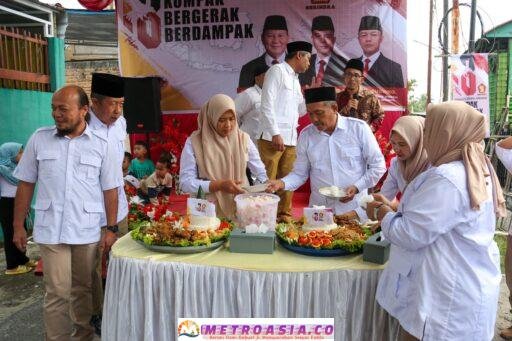 Walikota Pematangsiantar Wesly Silalahi diwakili Wakil Walikota Hadiri HUT ke-18 Partai Gerindra