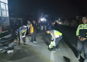 Unit Gakkum Sat Lantas Polres Simalungun All Out Tangani Laka Beruntun 5 Kendaraan, 1 Tewas