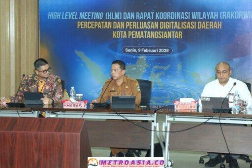 Wali Kota Pematangsiantar Wesly Silalahi SH MKn diwakili Sekda Menghadiri HLM dan Rapat Rakorwil P2DD Kota Pematangsiantar