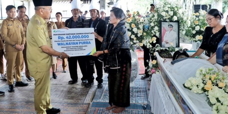 Nagori Hinalang Kehilangan Putra Terbaik, Bupati Simalungun Sampaikan Belasungkawa