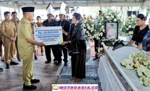 Nagori Hinalang Kehilangan Putra Terbaik, Bupati Simalungun Sampaikan Belasungkawa