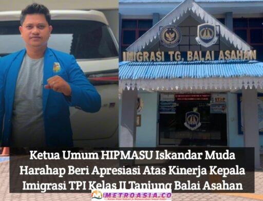 HIPMASU Apresiasi Kinerja Barandaru Widyarto Kepala Kantor Imigrasi Kelas II TPI Tanjungbalai