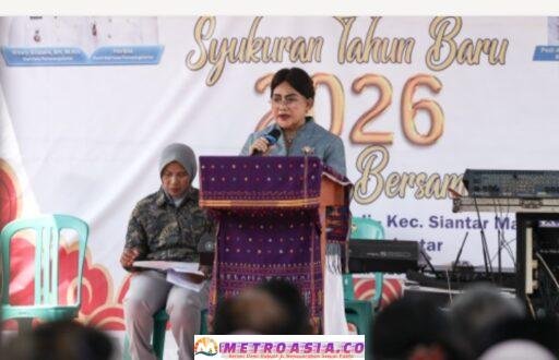Ketua TP PKK Kota Pematangsiantar Ny Liswati Wesly Silalahi SH MKn menghadiri Syukuran Tahun Baru dan 2026 dan Doa Bersama