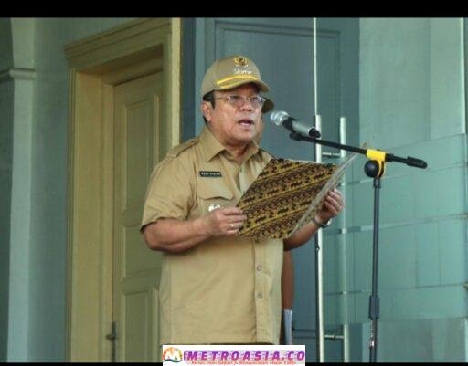 Wali Kota Pematangsiantar Wesly Silalahi SH MKn memimpin Apel Pagi Perdana di Tahun 2026