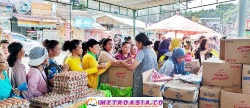 Gerakan Pangan Murah Dishanpangkan Simalungun Diserbu Warga di Kota Wisata Parapat