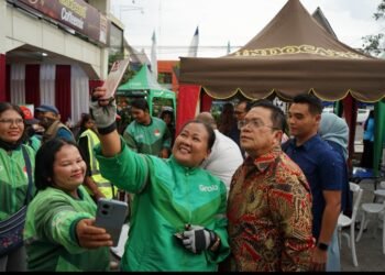 Wali Kota Pematangsiantar Berkunjung ke Wisata Takjil Ramadhan Kampung QRIS Bank Sumut