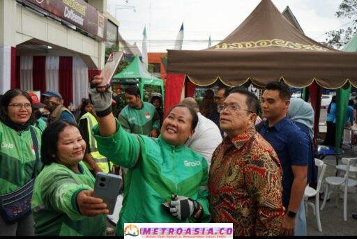 Wali Kota Pematangsiantar Berkunjung ke Wisata Takjil Ramadhan Kampung QRIS Bank Sumut