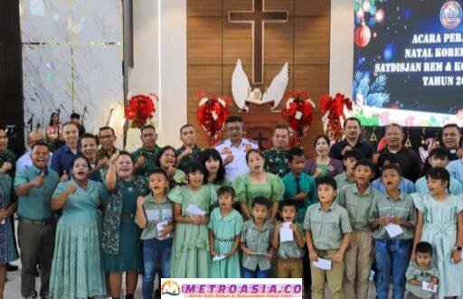 Wali Kota Wesly Berikan Tali Asih di Perayaan Natal Oikumene Korem 022/PT, Satdisjan Rem, dan Kodim 0207/Simalungun