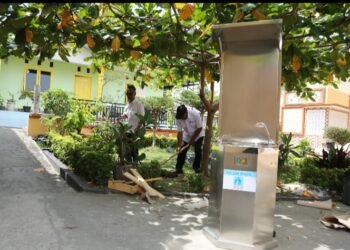Setelah Diperintahkan Walikota, Perumda Air Minum Tirta Uli telah menyediakan fasilitas air siap minum di komplek Masjid Al Ikhlas