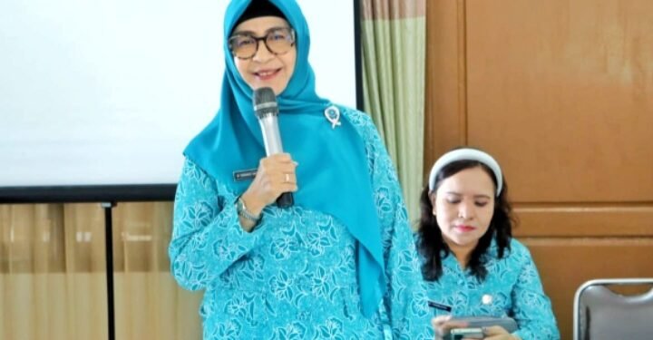 Pimpin Rakor TP PKK Kabupaten Simalungun, Ny Hj Darmawati :Laksanakan Tugas Dengan Ikhlas Dan Tanggungjawab