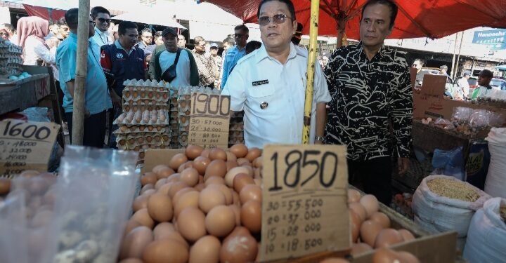 Jelang Hari Raya Idul Fitri 1447 H/2026 M, Walikota Siantar Inspeksi Mendadak Pasar