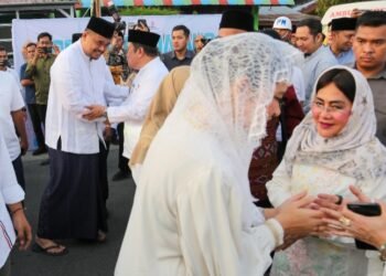 Walikota Pematangsiantar Dampingi Gubernur, Masjid Nurul Ikhwan Terima Bantuan 370 Juta Dan Alat Olah Raga