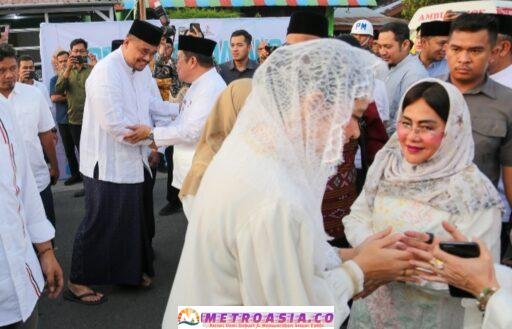 Walikota Pematangsiantar Dampingi Gubernur, Masjid Nurul Ikhwan Terima Bantuan 370 Juta Dan Alat Olah Raga