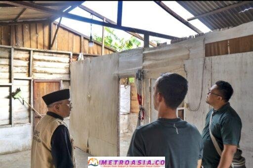 Bupati Simalungun Salurkan Bantuan Kepada Korban Bencana Puting Beliung