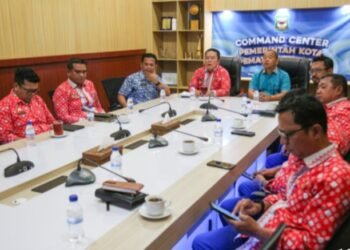 Wali Kota Pematangsiantar dan Ketua DPRD Kota Pematangsiantar Mengikuti kegiatan Entry Meeting Pemeriksaan LKPD Tahun Anggaran (TA) 2025